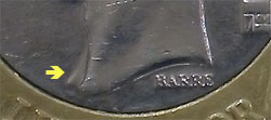 Piece mv1000bs-ba01v2 (Obverse, partial)